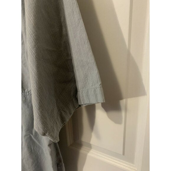 Woolrich Shirt Men’s Sz L Blue Short Sleeve - Picture 4 of 5